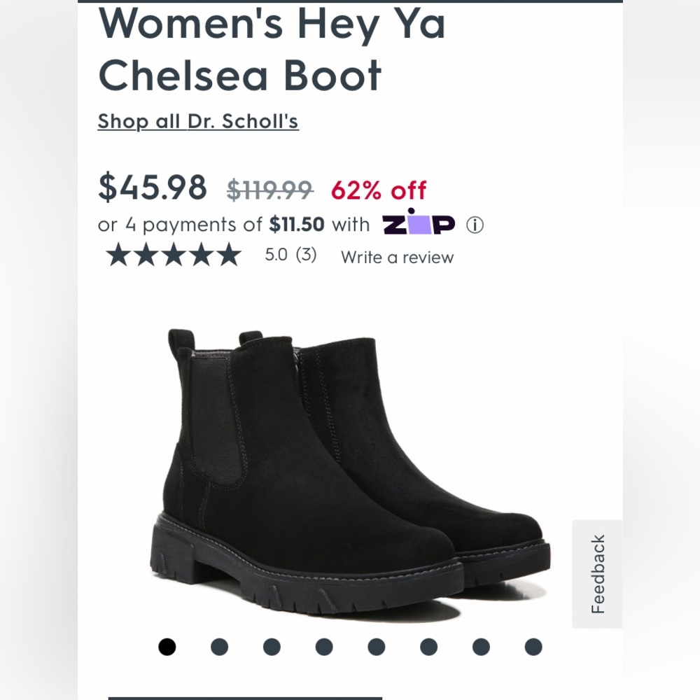 Dr. Scholls Chelsey boots (new)